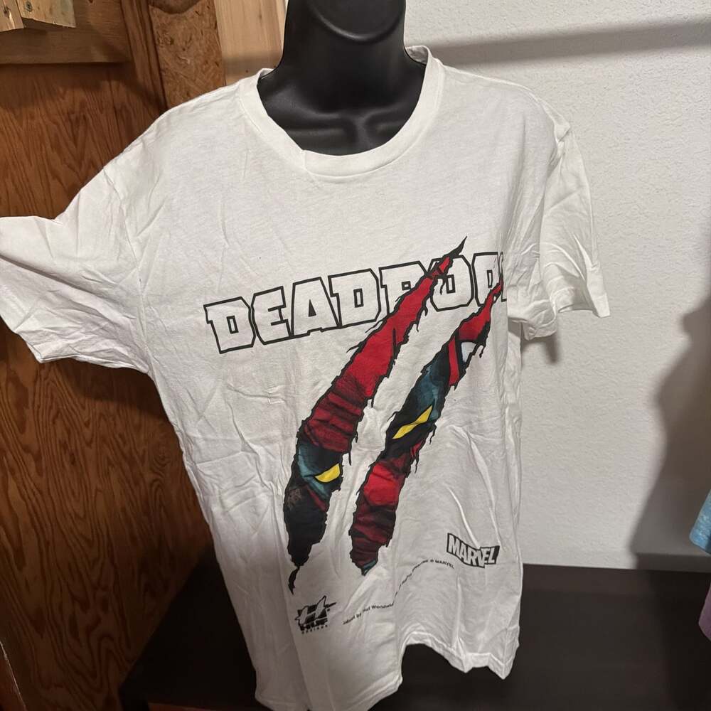 HUF x Marvel Wolverine Claw Tear White T-Shirt